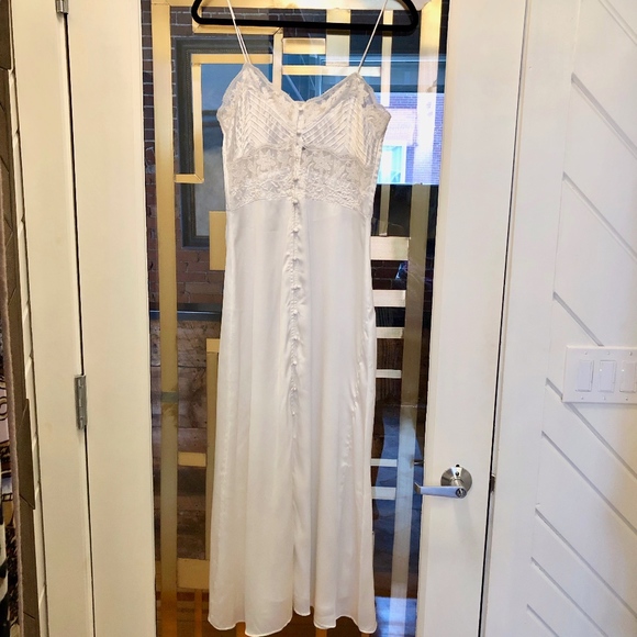 zara satin lingerie dress